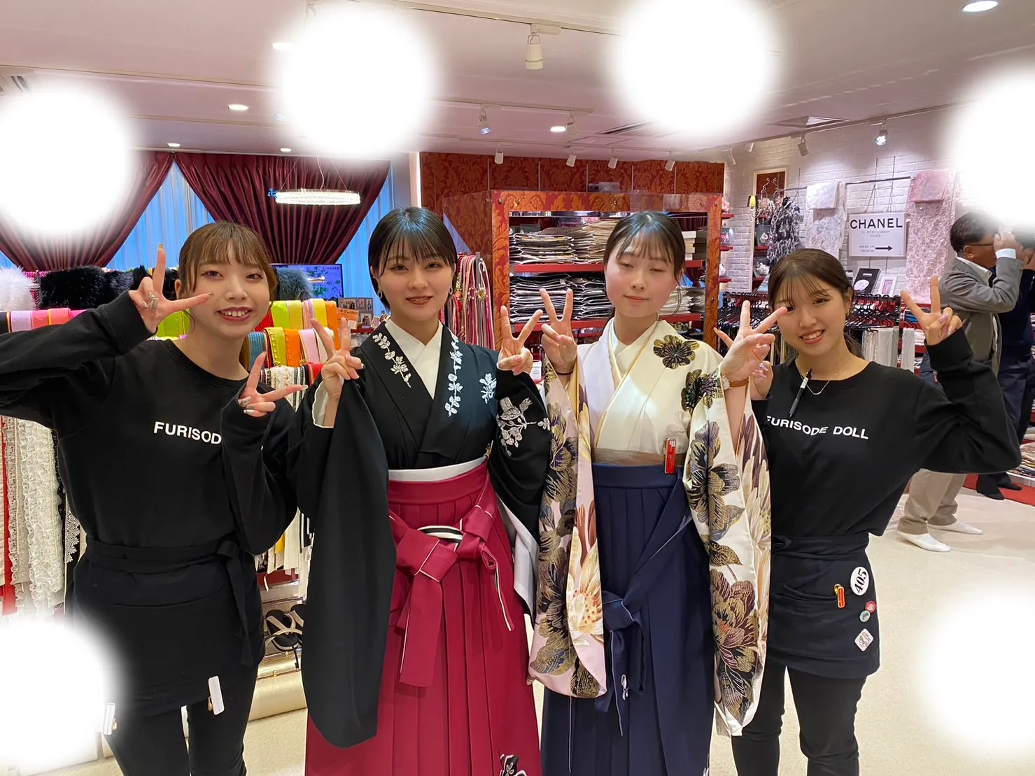 成人式　前撮り　梅田　袴　くすみカラー　かわいい　イマドキ　淡色　古典　タカゼン　撮影